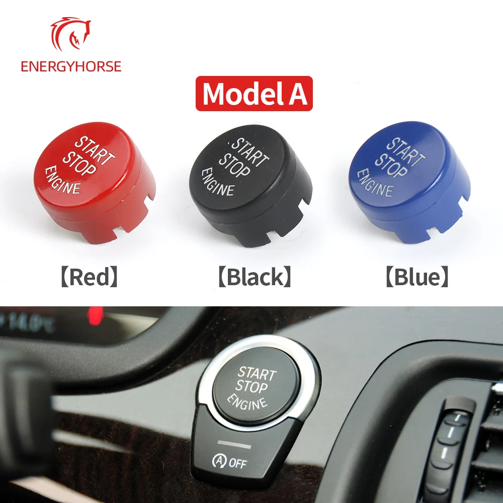 For BMW E87 E60 E83 E84 E89 E90 E91 E92 E93 Car Engine Start Button Replace Cover Stop Switch Key Ignition Switch Accessories