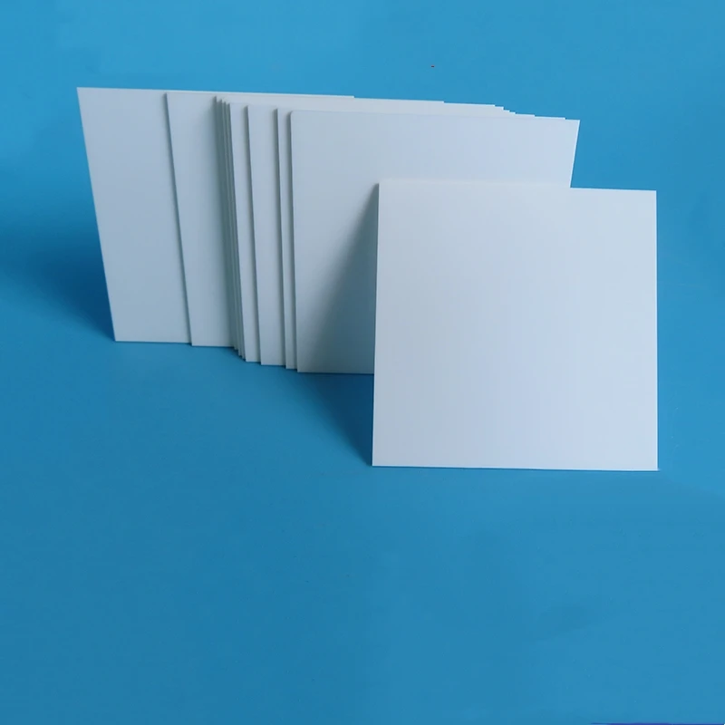 Ultra-large alumina ceramic sheet insulation heat-conducting heat sink 100*100*0.5/0.385 ultra-thin ceramic sheet