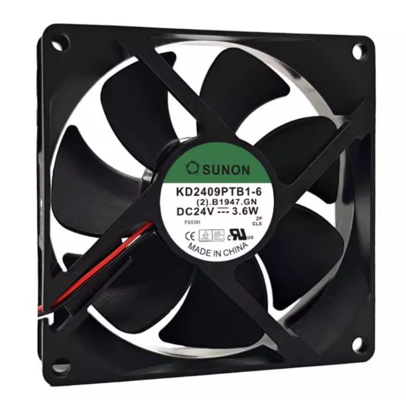 New Cooler Fan for SUNON KD2409PTB1-6 9025 24V 3.6W 9CM Inverter Cooling Fan 90X90X25mm