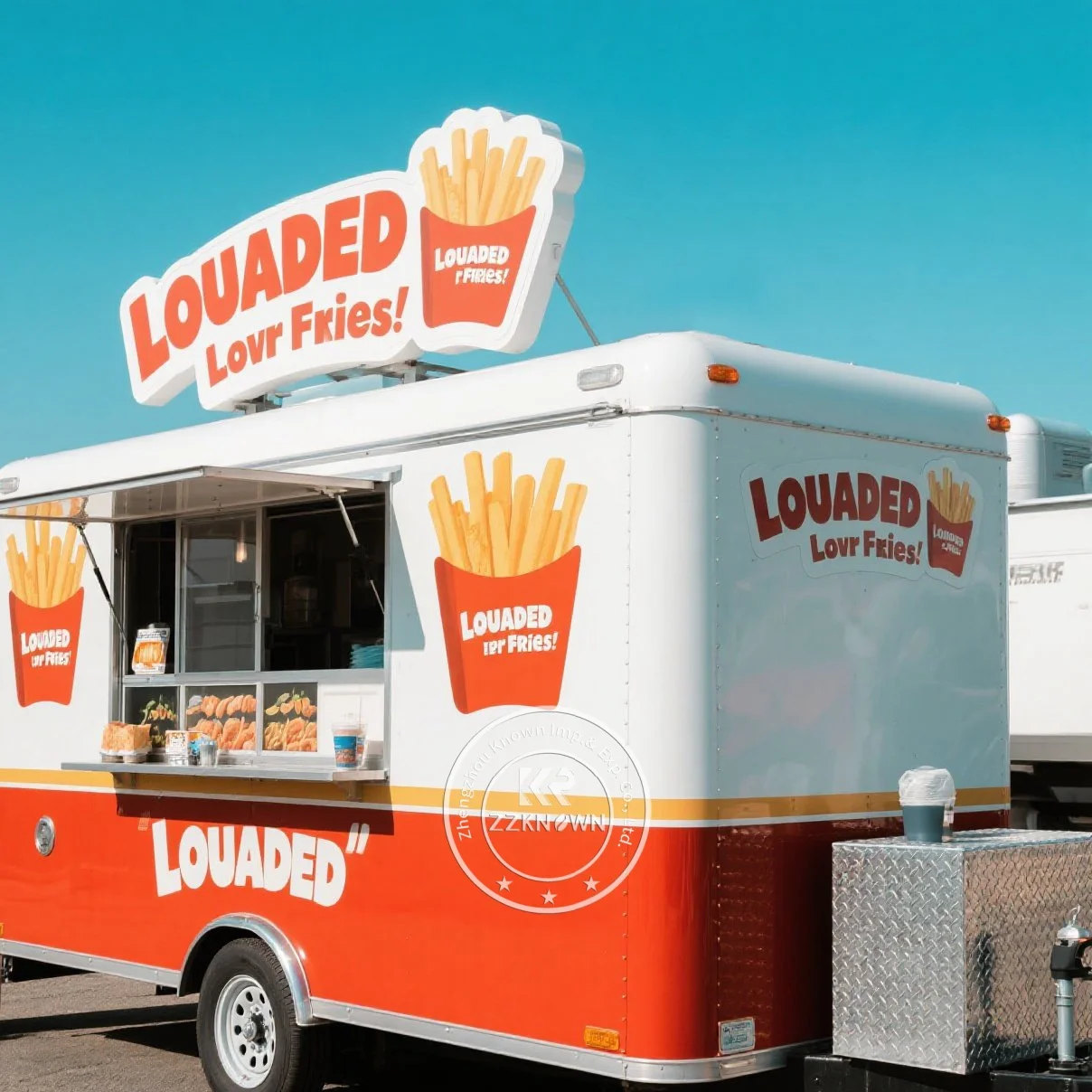 

Customized Food Truck With Full Kitchen Street Restaurant Fully Equipment Van Ice Cream Cart Truck Mobile Food Trailer