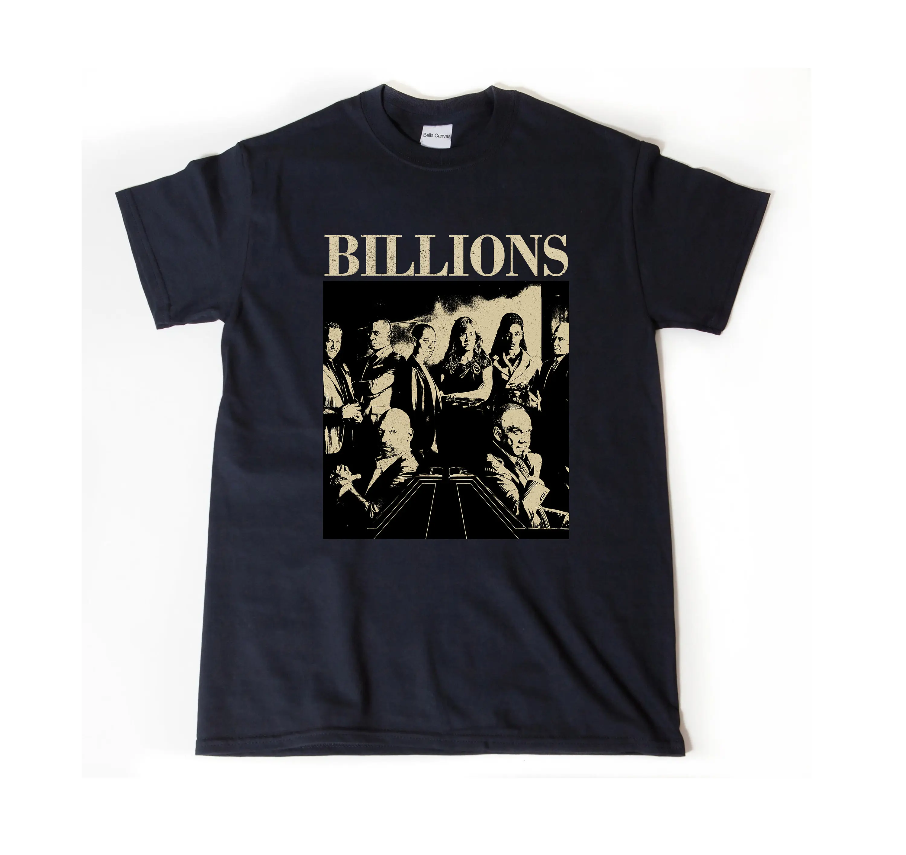 Billions T Shirt Tv Series Movie Vintage Midcentury Retro Minimalist