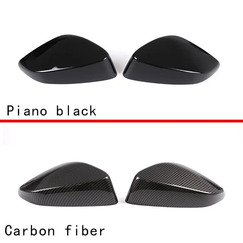 Car Styling ABS Carbon Fiber Rearview Mirror Protection Cover For Toyota 86 GT/Subaru BRZ 2012-2020 Car Accessories Black Gloss