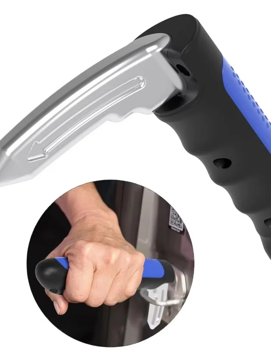 Poignée d'assistance pour portière de voiture 2-en-1 multifonctionnelle, support de véhicule, brise-vitre portable, poignée d'assistance automobile