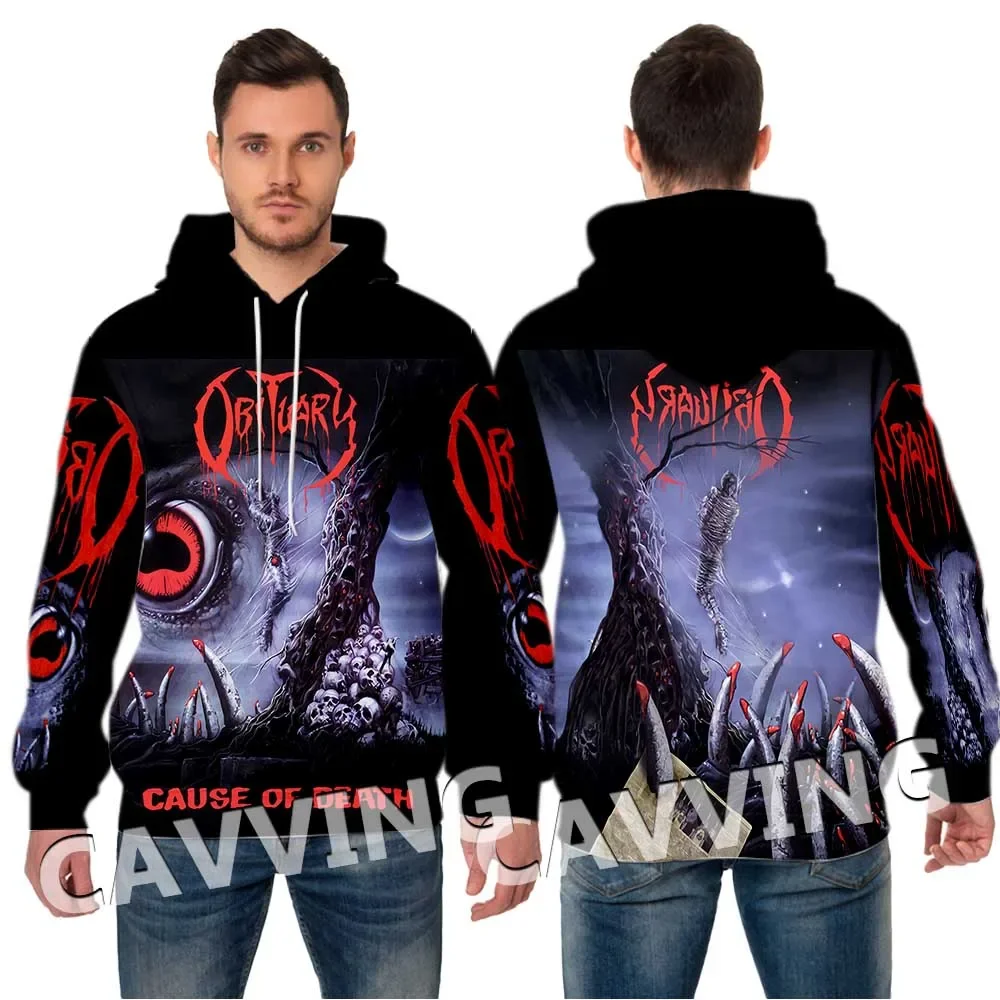 Obituary Band 3D Printed Fashion Hoodies Hooded Sweatshirts Harajuku Hoodies Sweatshirts Tops Clothing for Women/men