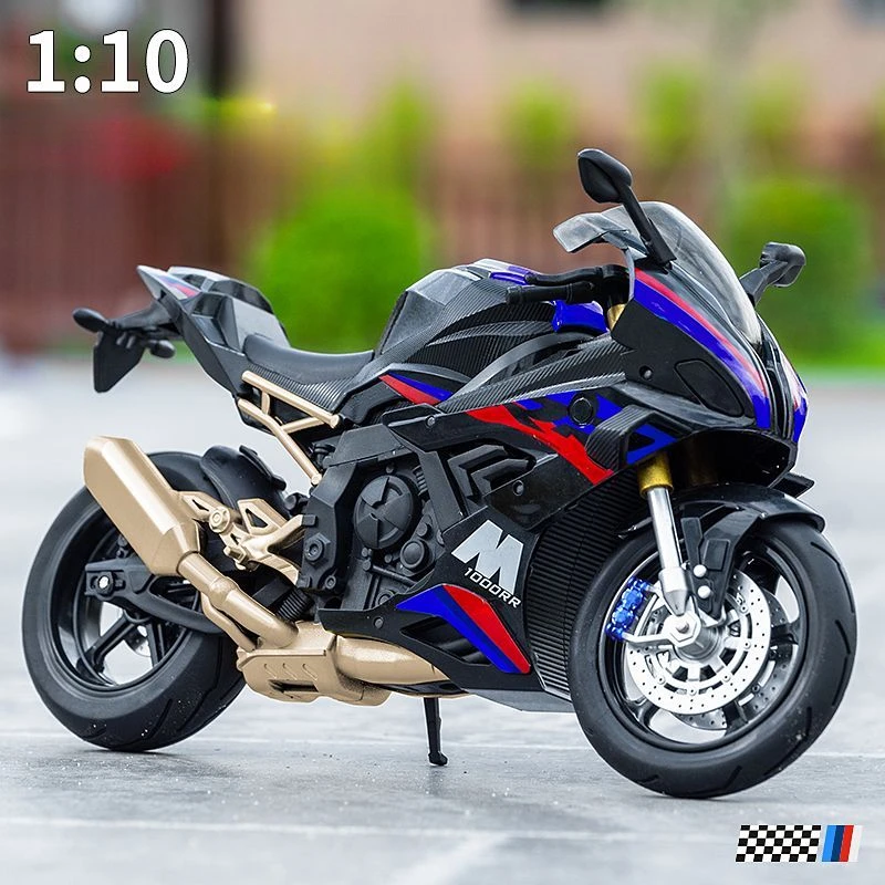 

Очень большая модель мотоцикла из сплава S1000RR Ma Bao Double R, имитация детской игрушки, подарочные украшения 1:10