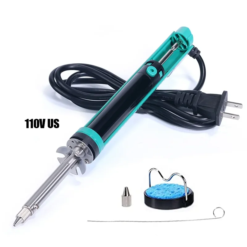 Yihua 929d-v Tin Sucker Elektrische Desoldering Ijzer Soldeer Sucker Desoldeerpomp Met Desoldering Nozzles Door-Gat Desolder
