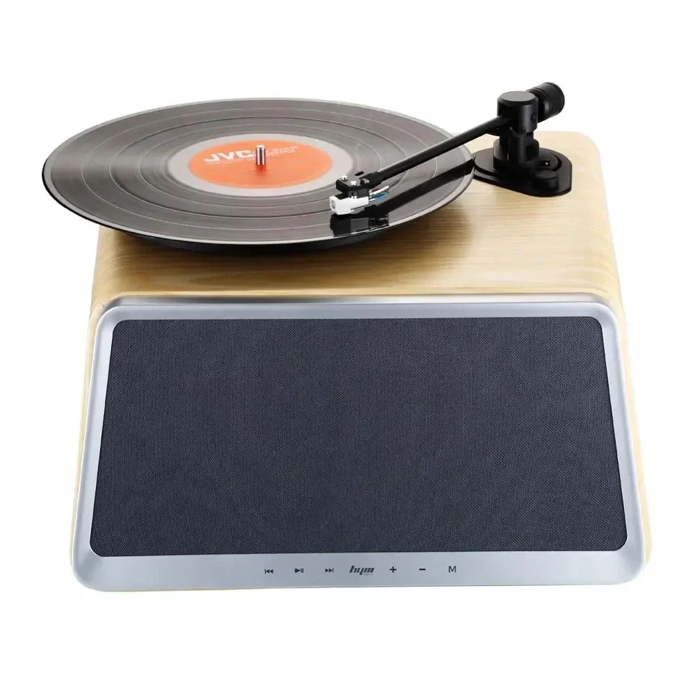 

Vinyl Record Player Hym Seed 80Watt HIFI Speaker 5in1 USB Turntable Player Audio with Remote Controller
