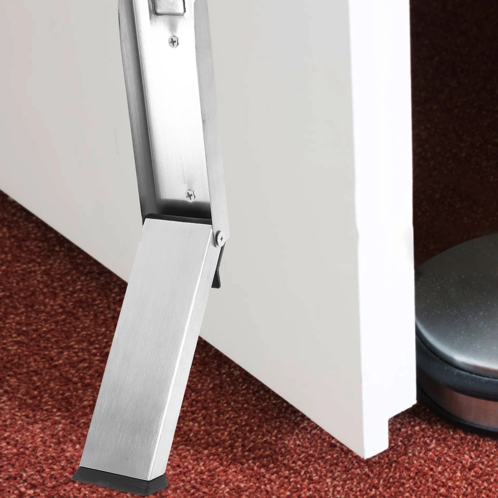 1Set الثقيلة الباب سدادة Nodrill تصميم في الهواء الطلق داخلي باب أمان إسفين سدادة الطابق حامل الحماية