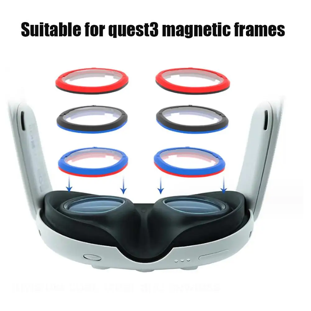 Magnético Lens Cover Frame, Armações de óculos, Quick Release para Meta Quest 3, Vr Acessórios, S9b8