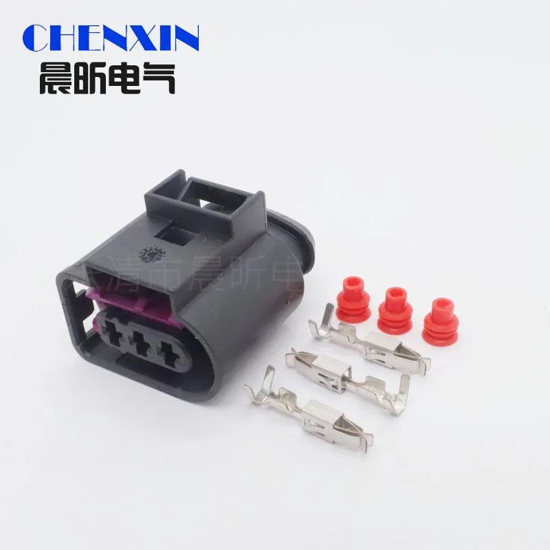 

3 Pin female Auto waterproof connector High pressure oil pump plug 4D0 971 993A 4D0971993A 4D0971993 for A6 A4