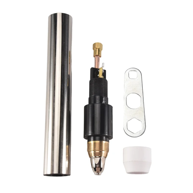 

P80 Stainless Steel Straight Shank Plasma Cutting Head Metal Cutting Torch Electrode Nozzle-New