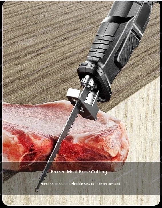 Hand-Held Sabre Saw | Household Pig Bone & Frozen Meat Cutting Artifact Portable Bone Cutter Tool