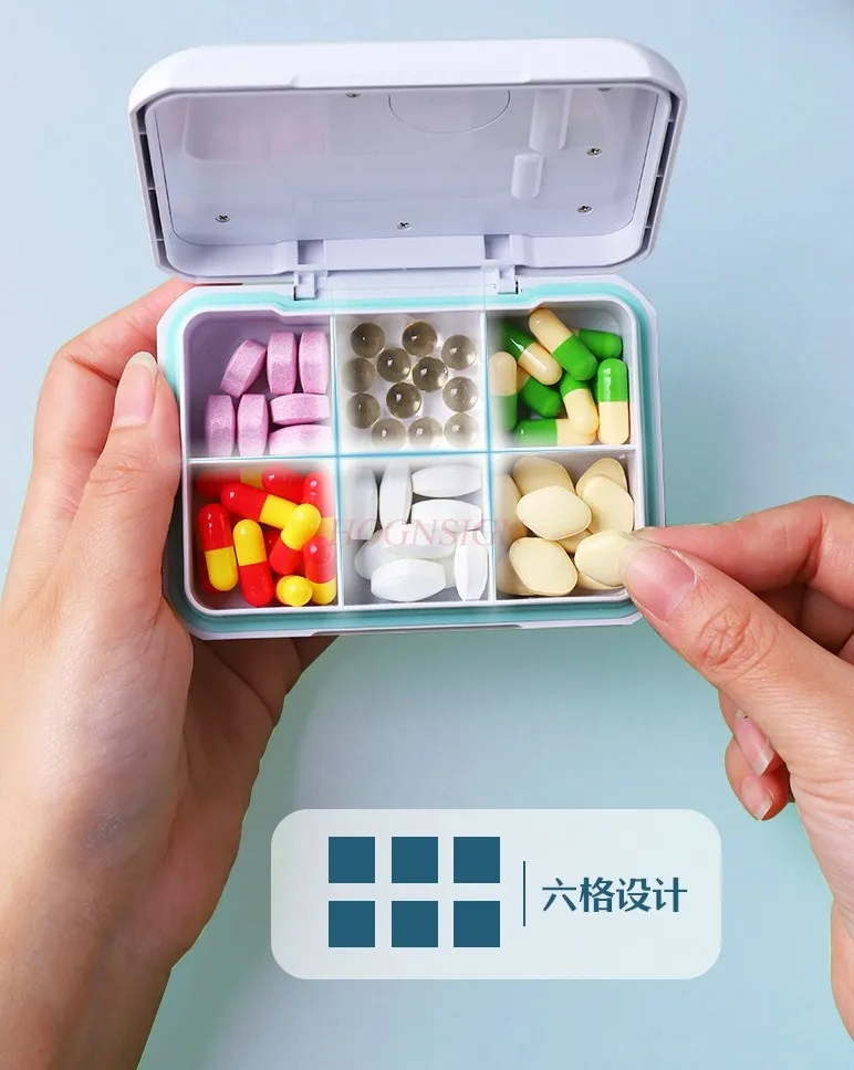 Large capacity alarm clock, medicine box, intelligent medicine box, intelligent medication reminder device, timed reminder