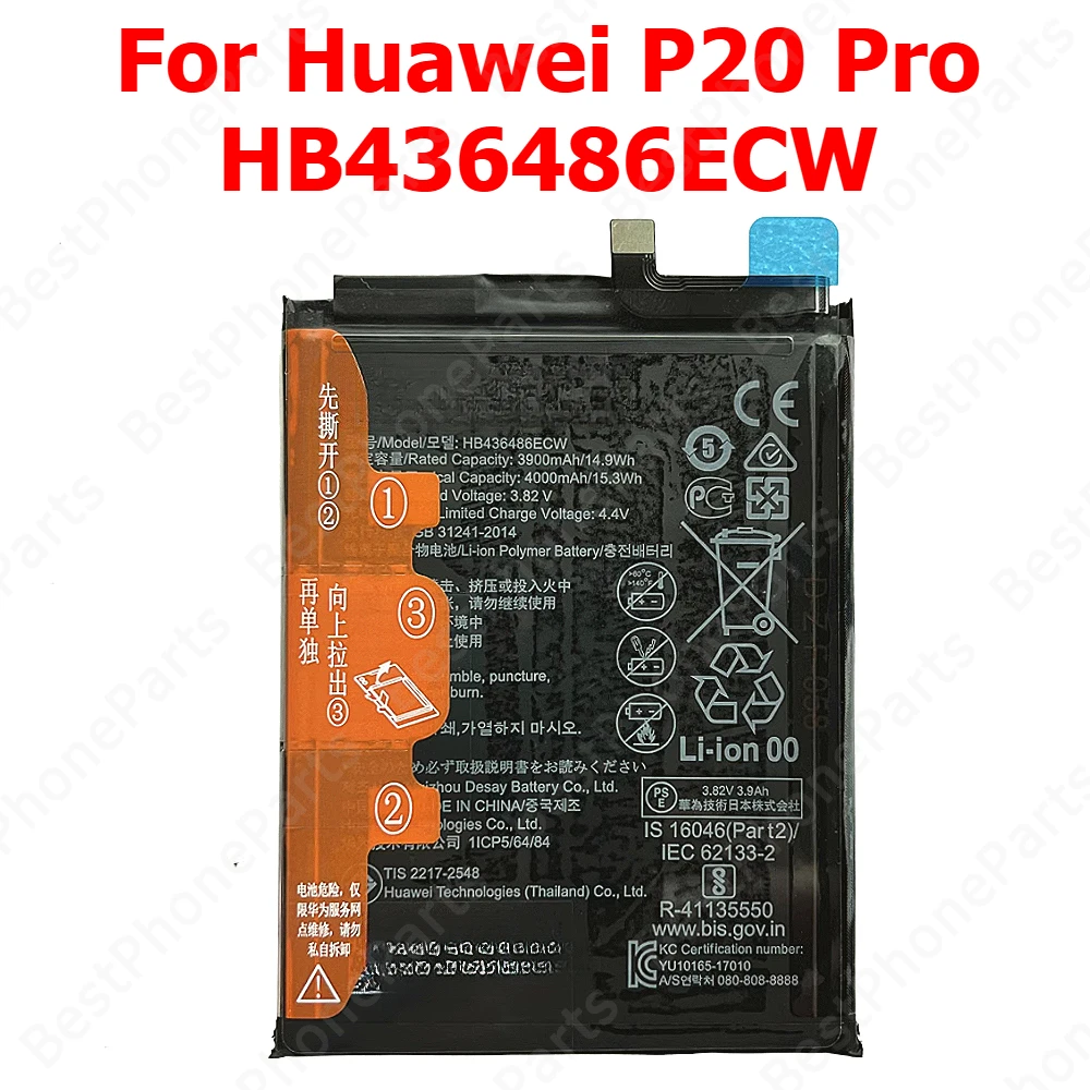 Battery For Huawei P20 Lite P20 Pro P20Lite P20Pro HB396285ECW