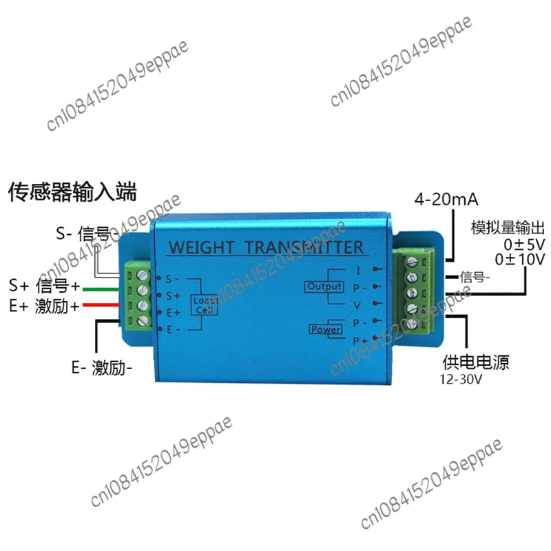 Imagem -02 - Transmissor Analógico do Plc Amplificador do Sinal Elevada Precisão Pesando o Sensor 42010v 5v