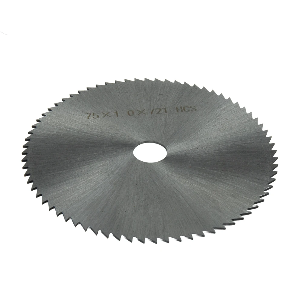 Imagem -06 - Hss Circular Saw Blade 72t Angle Grinder Cutting Polishing Tool Woodworking Disco de Corte para Madeira Plástico Alumínio Pcs 3in 75 mm