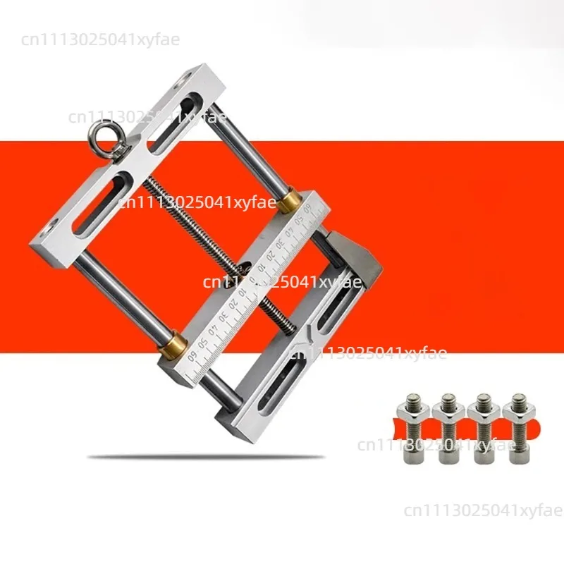 4 Inch Aluminum Alloy Parallel Clamping Fixture Max 110MM Holding Width Fit CNC Desktop Processing Equipment
