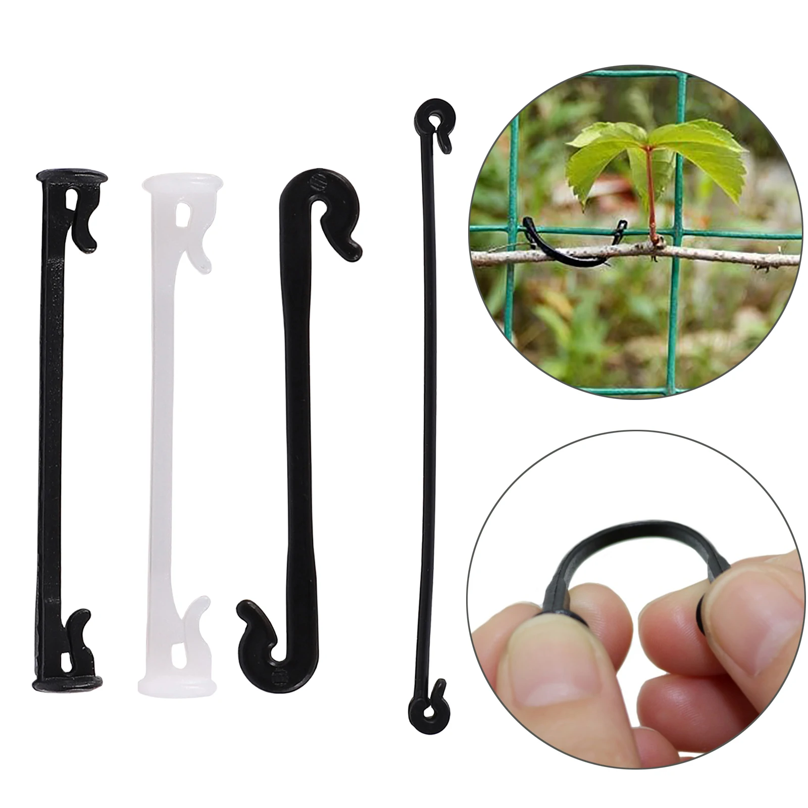 Fivela para plantas e videiras, Gancho de amarração fixa, Strapping Clips, Estufa, Jardim, Fazenda, Frutas, Legumes, Suporte de escalada, Strapping,