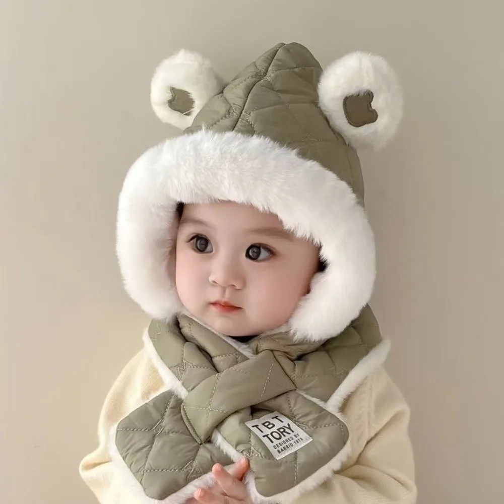 مجموعة وشاح قبعة متكاملة جديدة دافئة مقاومة للبرد قبعة صوفية مقاومة للرياح لتدفئة الرقبة لركوب الدراجات في الهواء الطلق والتزلج