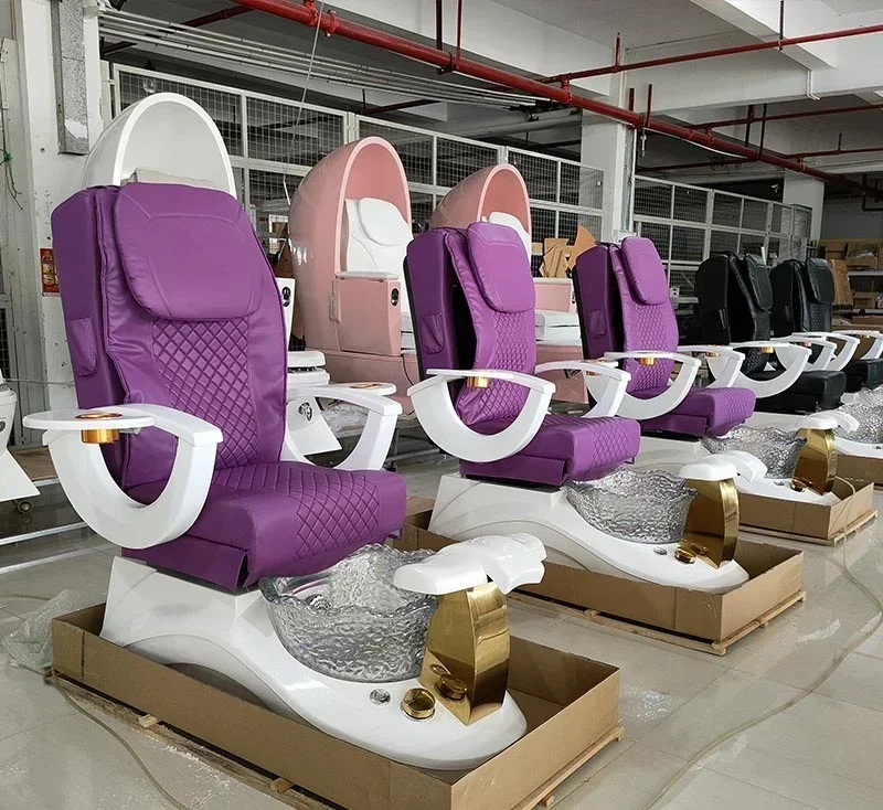 

Роскошное современное кресло для педикюра и массажа, электрическое кресло для маникюра и массажа ног для салонов красоты