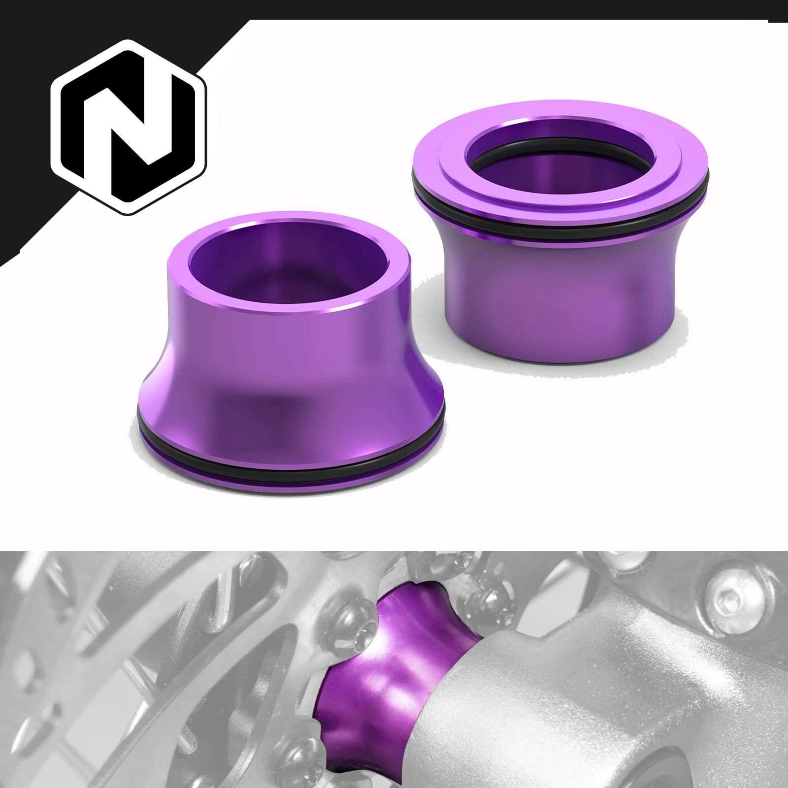NICECNC For Surron light bee X light bee S light bee L1E Segway X160 X260 Electric Bike Front Wheel Spacers Hub Collars O-ring