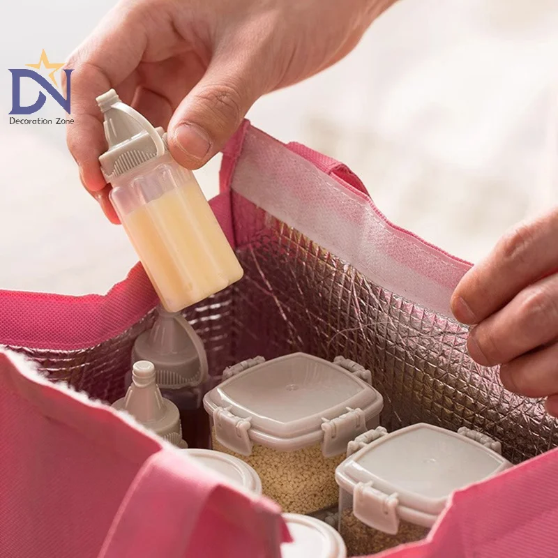 Mini Squeeze Bottle Salad Dressing Containers Outdoor Portable Barbecue Kitchen Tool