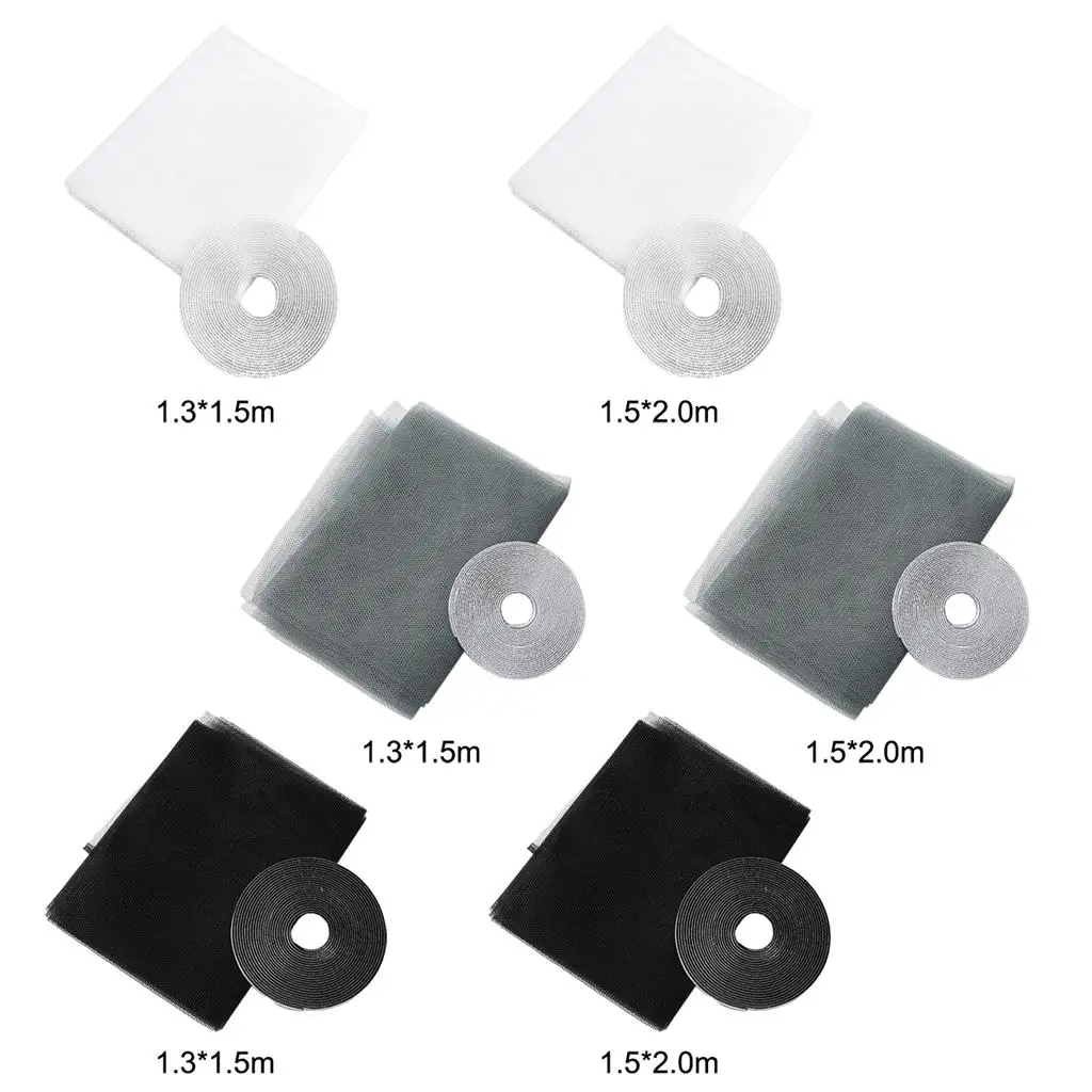 

Polyester Fabric Anti- Net for Windows DIY Size, Easy to Fit and Remove