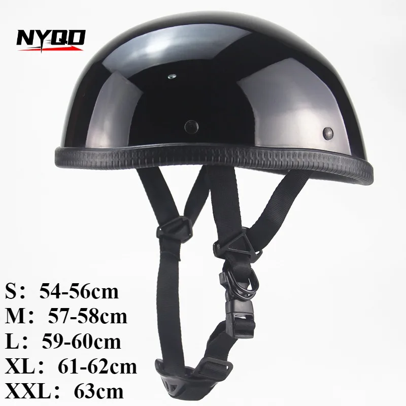 

Vintage Motorcycle Cruiser Helmets Open Face Helmet Half Helmet motorcycle Germany Face Safety helmet retro scooter half helmets