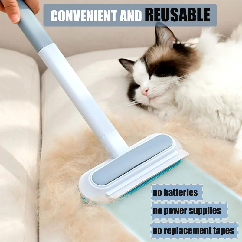 L'épilateur pour animaux de compagnie convient aux meubles, durable et réutilisable, nettoyant en peluche lavable pour chiens et chats, famille et extérieur