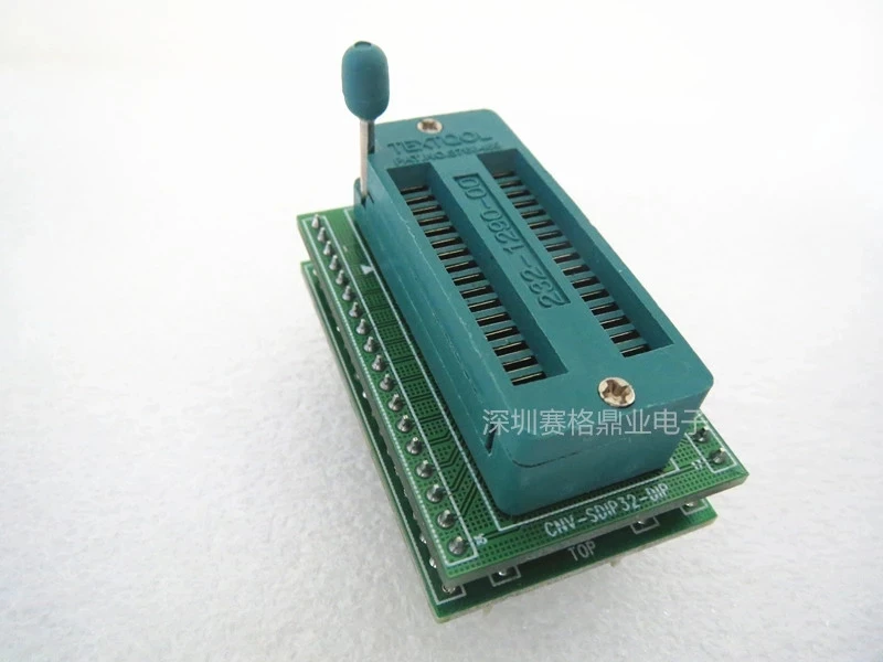 

Оригинальное тестовое сиденье 3M IC SA653, адаптер для гнезда SDIP32/DIP32.