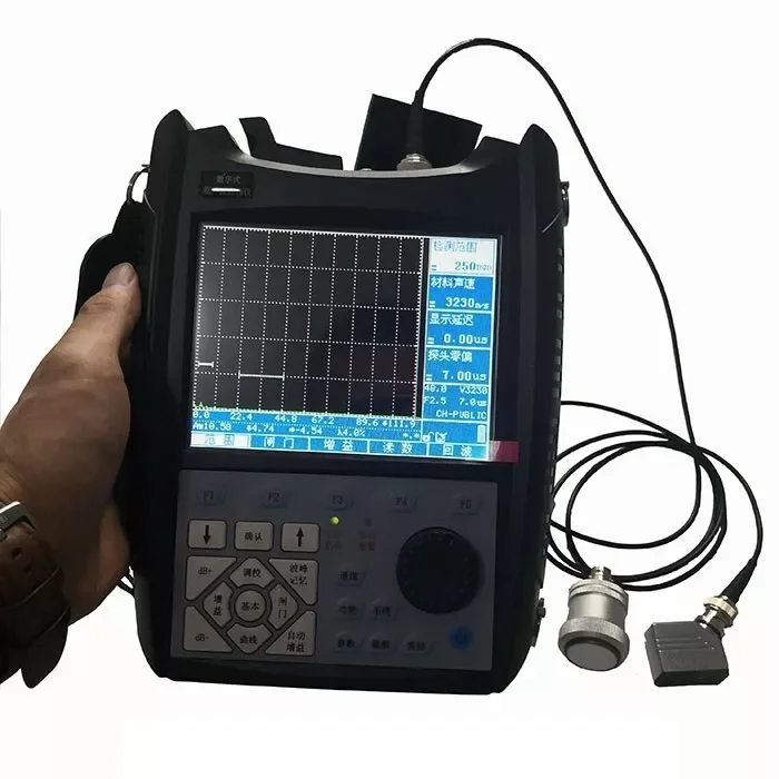 Ultrasonic Flaw Detector Ultrasonic Flaw Meter with Work Frequency 0.2MHz～15MHz Vertical linear error  ≤3% Dynamic Scope  ≥32dB