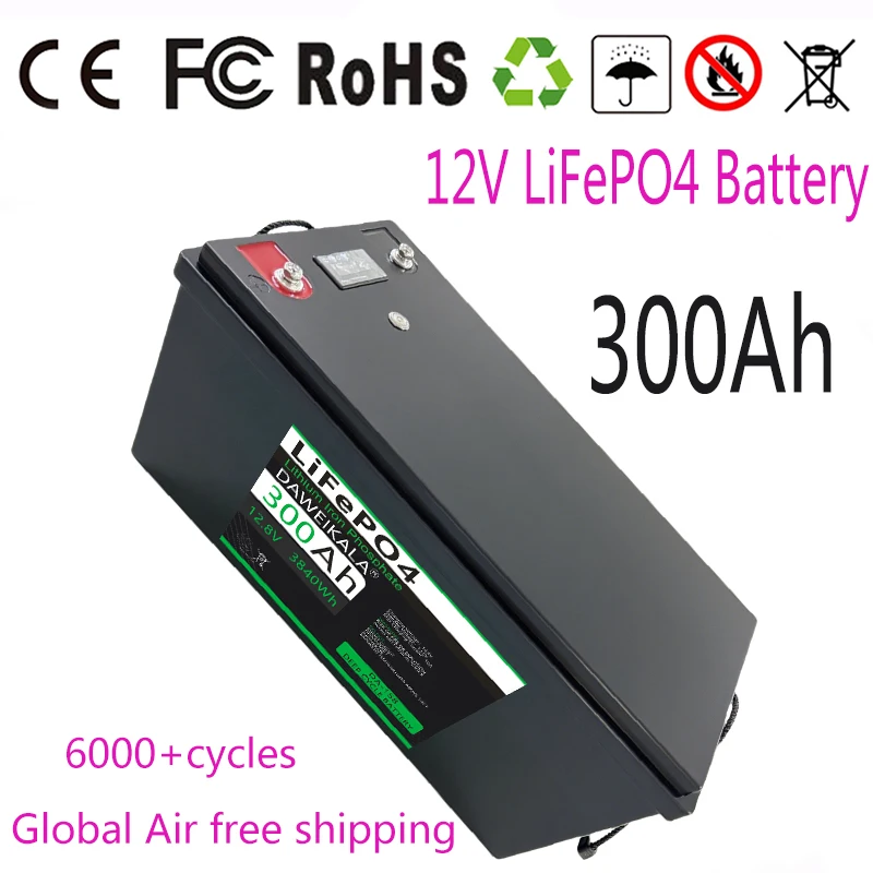 12V Lifepo4 300Ah L…