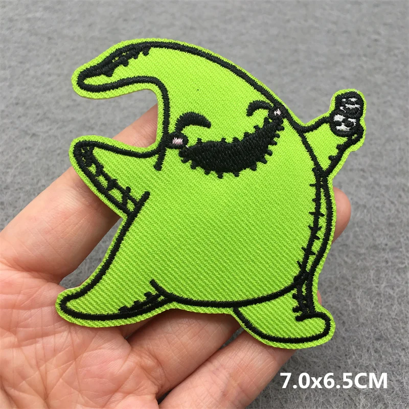Terror Geist Patch für Kleidung Aufkleber Lustige Anime Bestickt Patches Auf Kleidung DIY Haken Schleife Kleidung Streifen – Detail 5