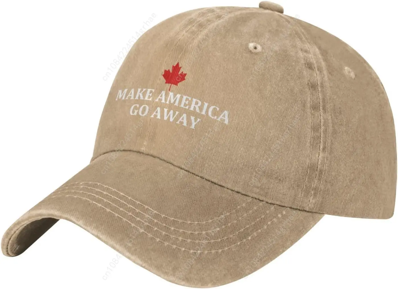 Make America Go Away Caps for Mens Canadian Flag Canada Mens Hats Make America Go Away Cap