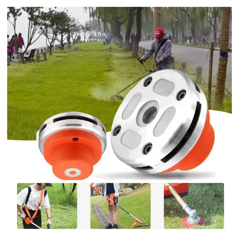 Lawnmower Head Replacement Universal 65Mn Lawnmower Upgraded with Coils Thicker Chain, Garden Tool Parts Garden Machine
