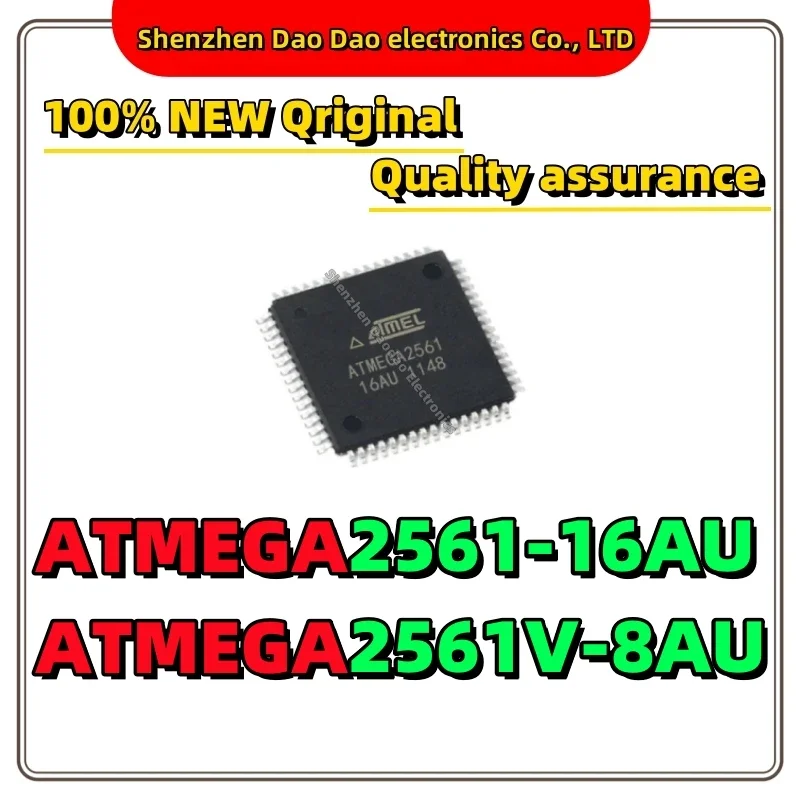 

ATMEGA2561-16AU ATMEGA2561V-8AU TQFP-64 Microcontroller chip IC new original