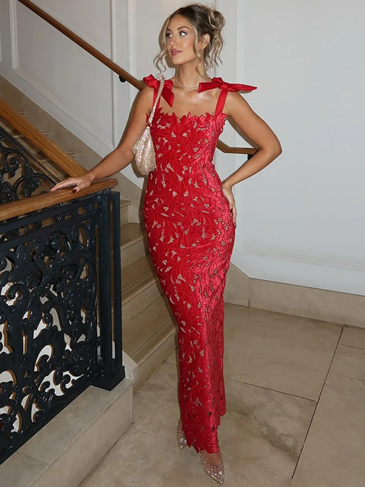 

Женское черное макси-платье с вырезами, прозрачными вставками, принтом и открытой спиной, в стиле бандаж, для вечеринок