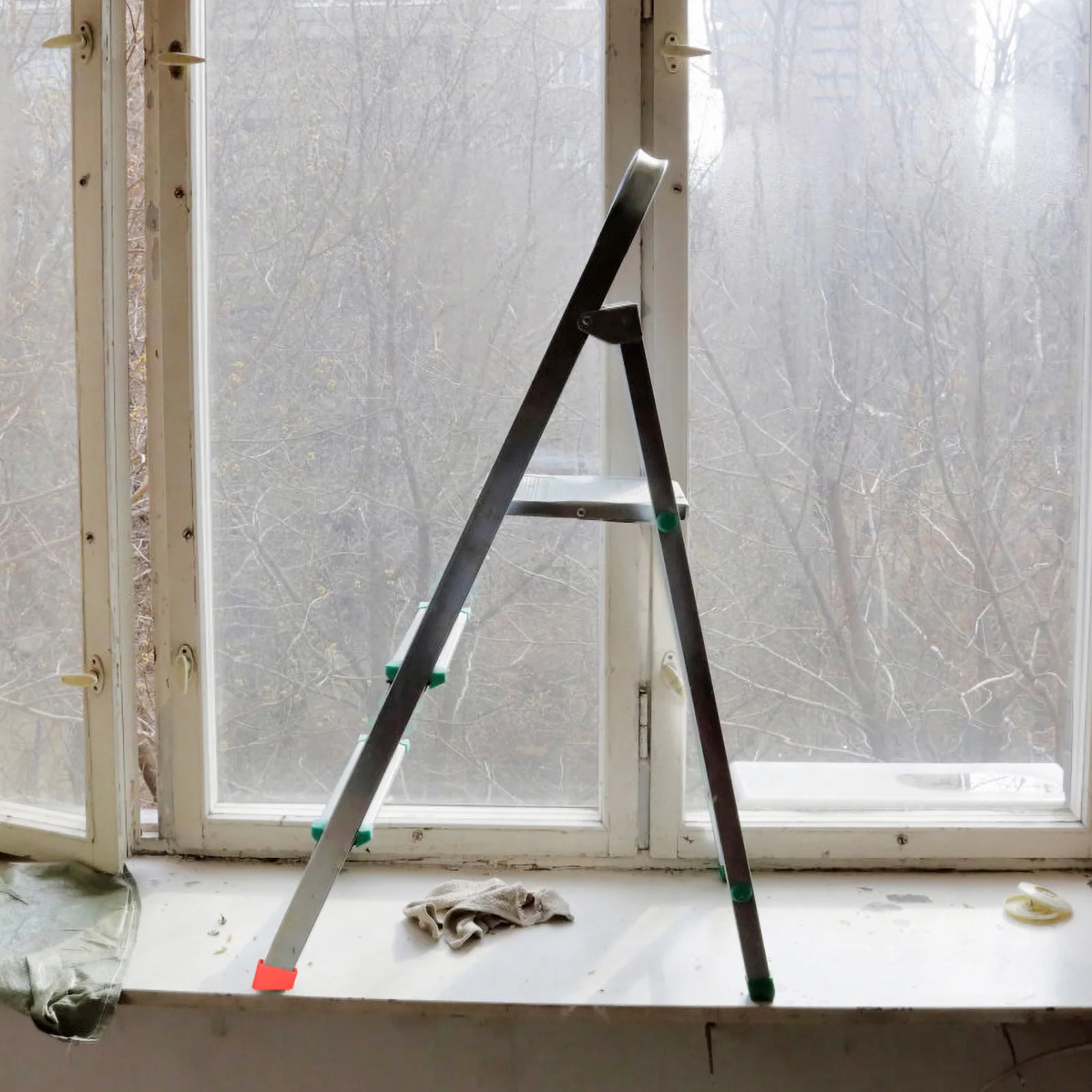 

4Pcs Non-Slip Ladder Feet Protective Rubber Cover Thickened Foot Pads Anti-Skid Ladder Accessories for Safe Use