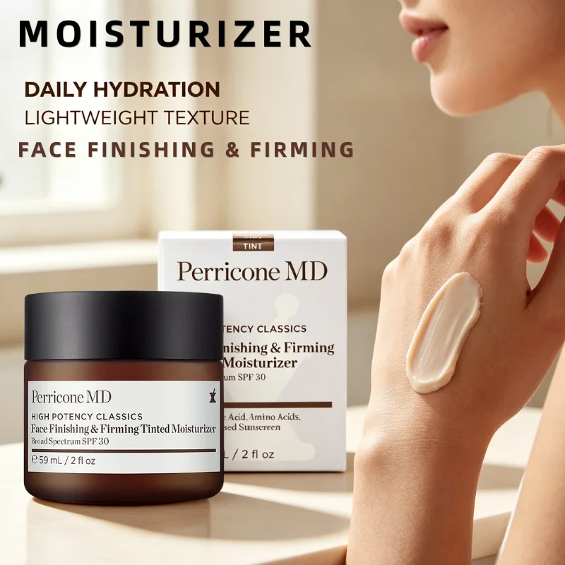 Face Finishing & Firming Tinted Moisturizer SPF30 Daily Hydrating Lightweight Brightening Moisturizing Cream for All Skin Types