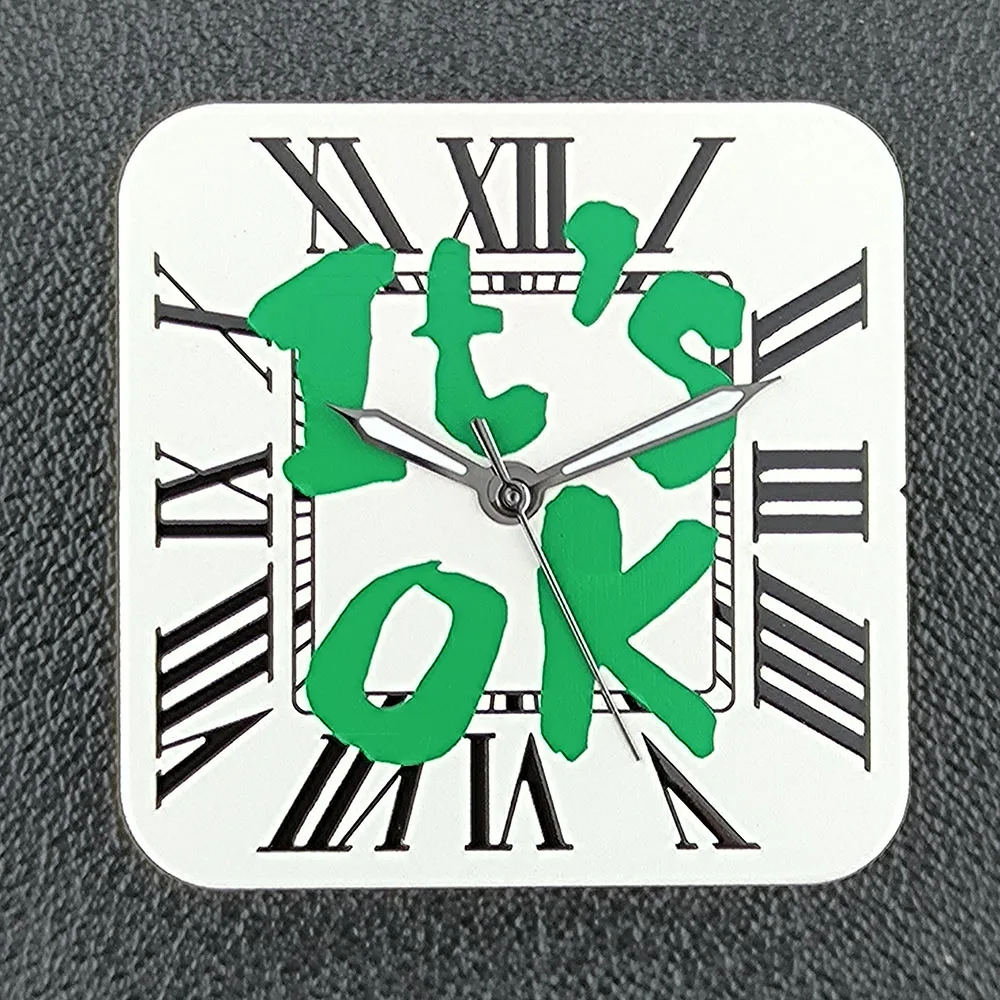 NH35 квадратный циферблат, циферблат для часов, индивидуальный логотип, римские цифры, мужские часы, циферблат, подходит для часов с механизмом NH35, аксессуары