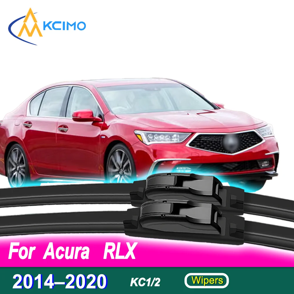 

2PCS All-Weather Silent Exact Fit Windshield Wiper Blades for Acura RLX KC1/2 2014–2020 Car Accessories 2020 2019 2018 2017 2016
