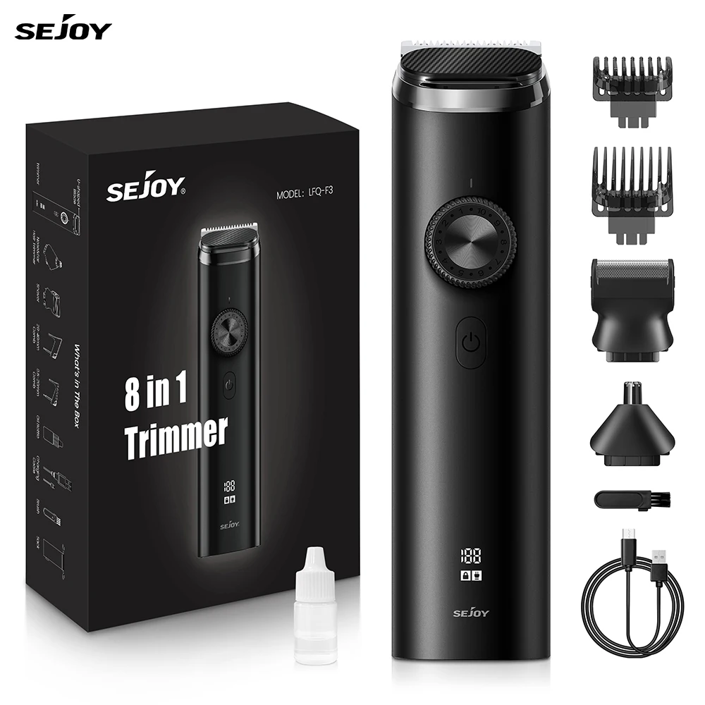 

Sejoy Electric Hair Cutting Machine For Men Professional Hair Clippers Trimmer For Men Cutting Beard Cordless Barber Machine