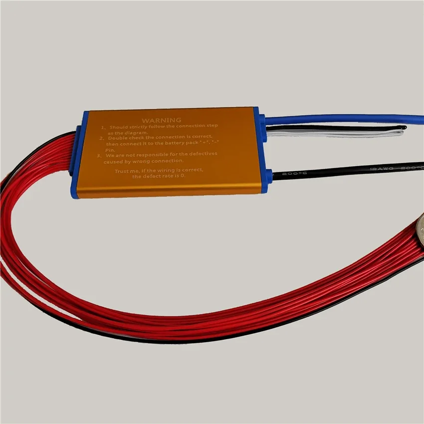 Batería de iones de litio de 3,7 V, 7S, 24V, 15A, 25A, 35A, BMS, PCM, PCB con protección de temperatura de equilibrio e interruptor de encendido/apagado