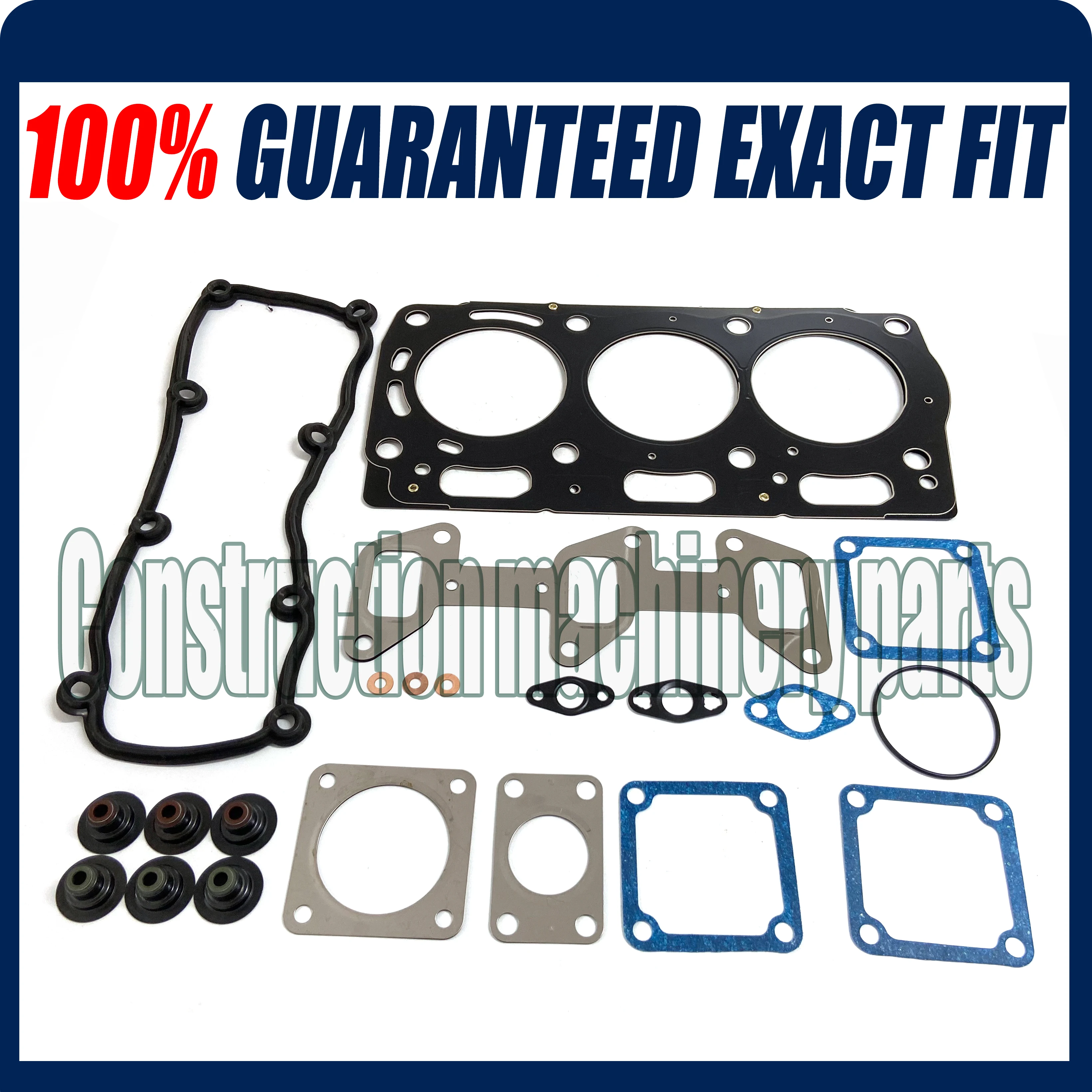 

U5LT0355 For Perkins Top Gasket Set 3 Cylinder