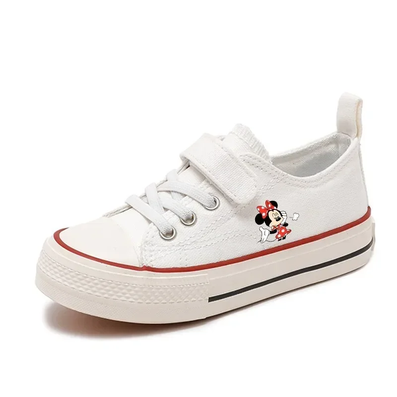 

Girl Boys Kids disney Mickey Mouse Clubhouse High-top Low shoes Love Canvas Shoes Casual Cartoon comfort Children Print Shoes 66