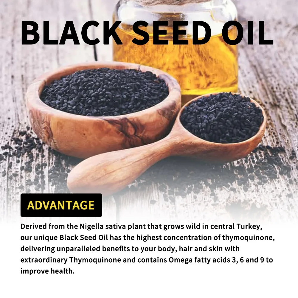 Black Seed Oil Serum Improve dry and frizzy nourish and repair damaged hair anti-hair loss dense hair serum