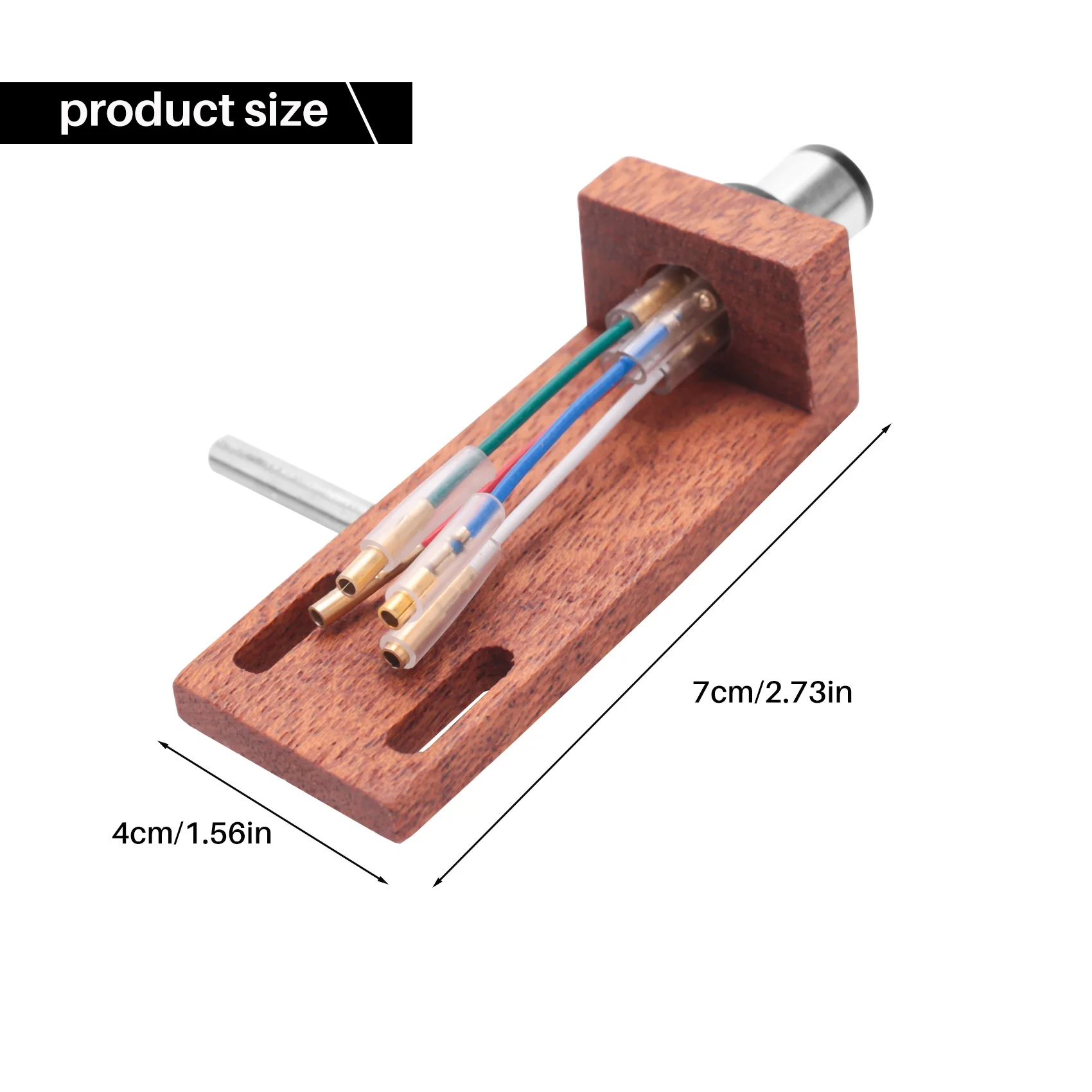 ABMF Vinyl Phono Stand with Counterweight Turntable Accessory Cartridge Cover Stylus Rack for Record Player Phonograph