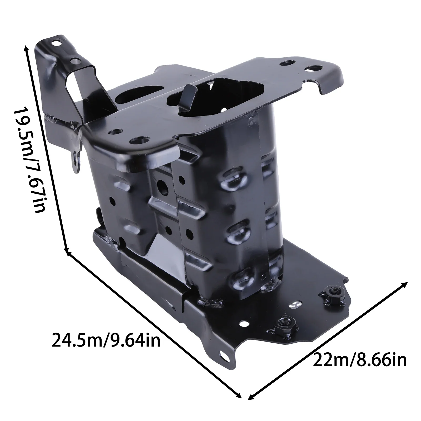 

Steel Bumper Bracket 5701302100 Compatible for 2019-2022 Corolla Front Passenger Side