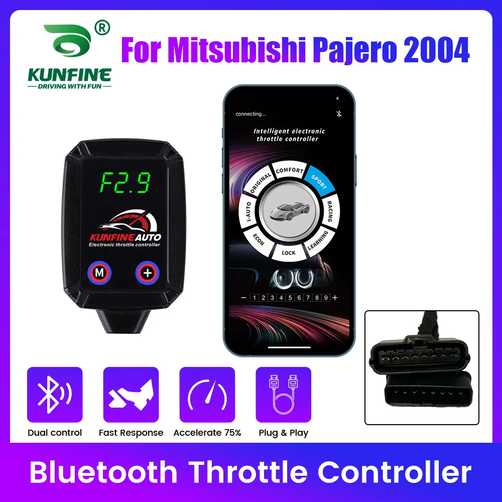 

Car Electronic Throttle Controller Racing Accelerator Potent Booster For Mitsubishi Pajero 2004 BT APP Tuning Parts Accessory
