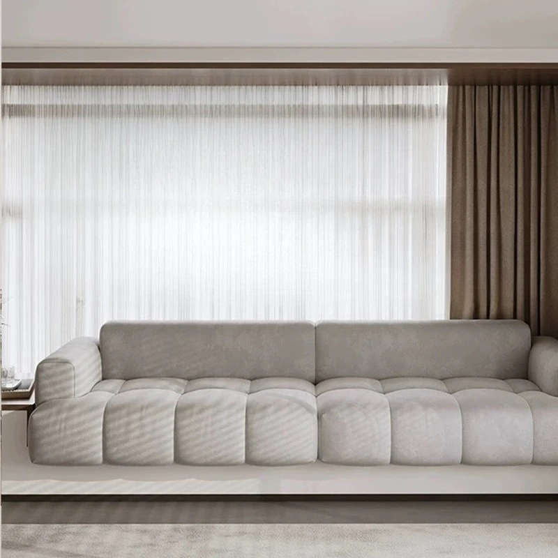 

Modern minimalist puff tofu cubes, technical fabric bay window sofa